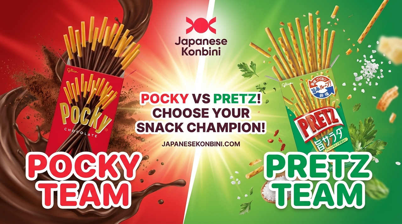 Pocky vs Pretz: What's the Difference? | Japanese Konbini